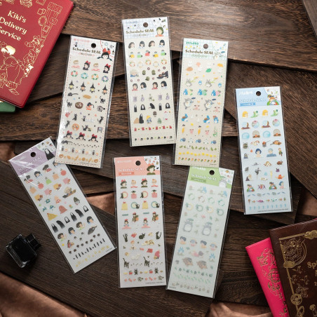Accesorios de escritorio - Mini pegatinas para la agenda - El castillo ambulante