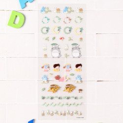 Accesorios de escritorio - Mini pegatinas para agenda, Colección 1 - Mi vecino Totoro