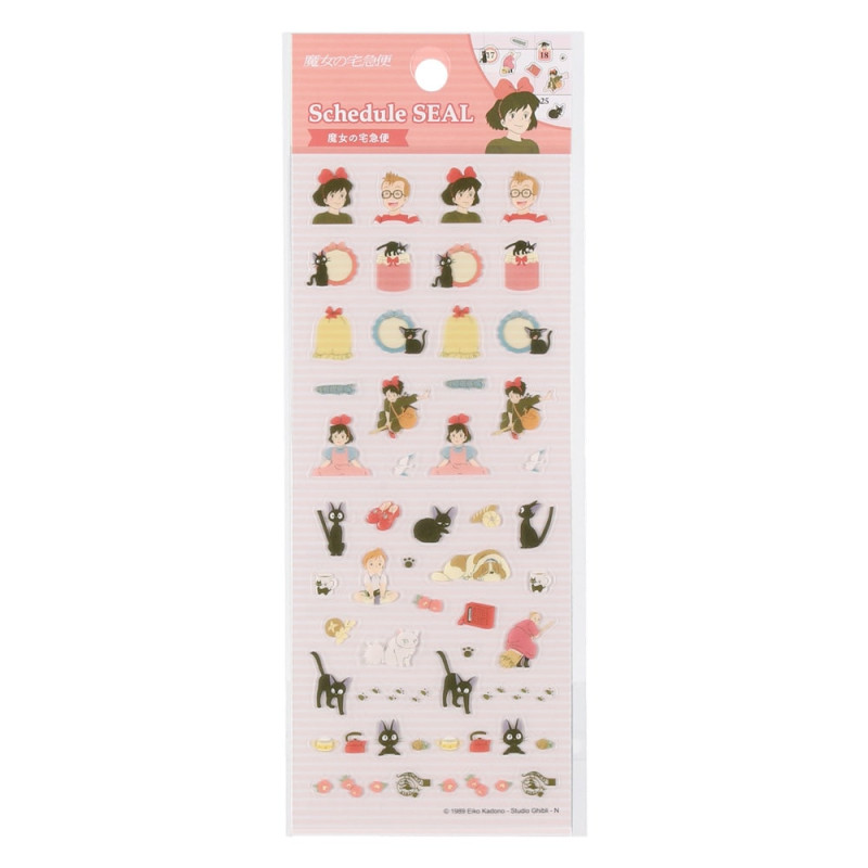 Accesorios de escritorio - Mini pegatinas para agenda, Colección 1 - Nicky, la aprendiz de bruja