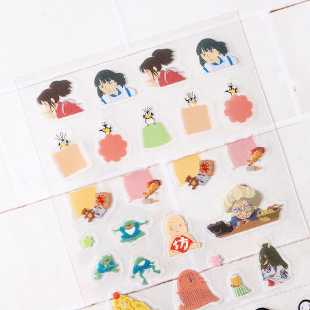Accesorios de escritorio - Mini pegatinas para agenda, Colección 1 - El viaje de Chihiro