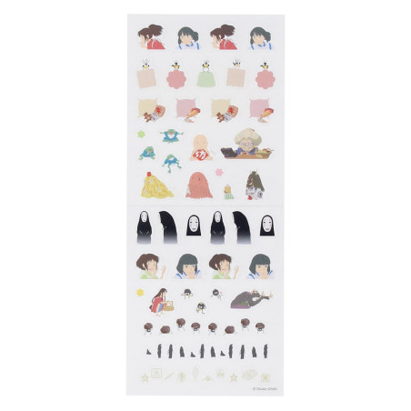Accesorios de escritorio - Mini pegatinas para agenda, Colección 1 - El viaje de Chihiro