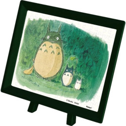 Rompecabezas - Rompecabezas de 150 piezas y soporte «El bosque de Totoro» - Mi vecino Totoro