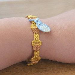 Jewellery - Middle Totoro acorns Woven bracelet - My Neighbour Totoro