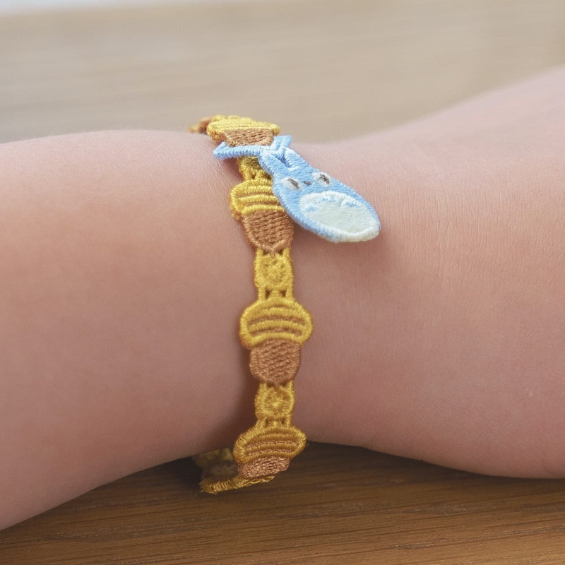 Jewellery - Middle Totoro acorns Woven bracelet - My Neighbour Totoro