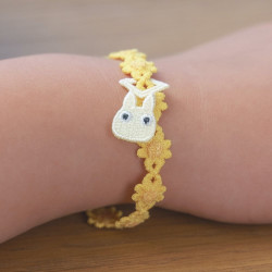 Jewellery - Small Totoro flowers Woven bracelet - My Neighbour Totoro