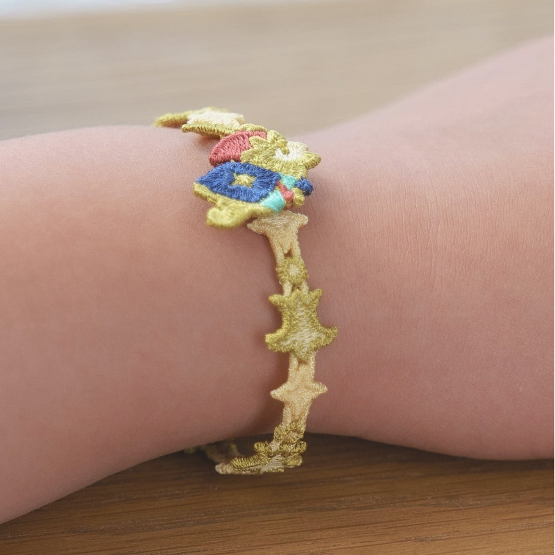 Bijoux - Bracelet brodé Roi des Nains - Si tu tends l'oreille