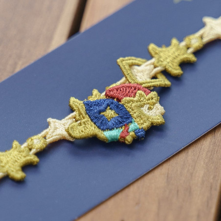 Joyería - Pulsera bordada «El Rey de los Enanos» - Susurros del corazón