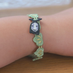 Jewellery - No Face Woven bracelet - Spirited Away