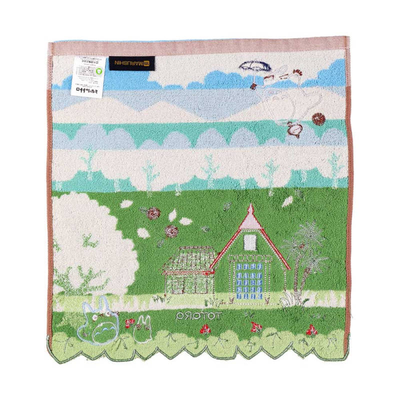 Ropa de hogar - Mini toalla «Totoro en el cielo», 34 x 36 cm - Mi vecino Totoro