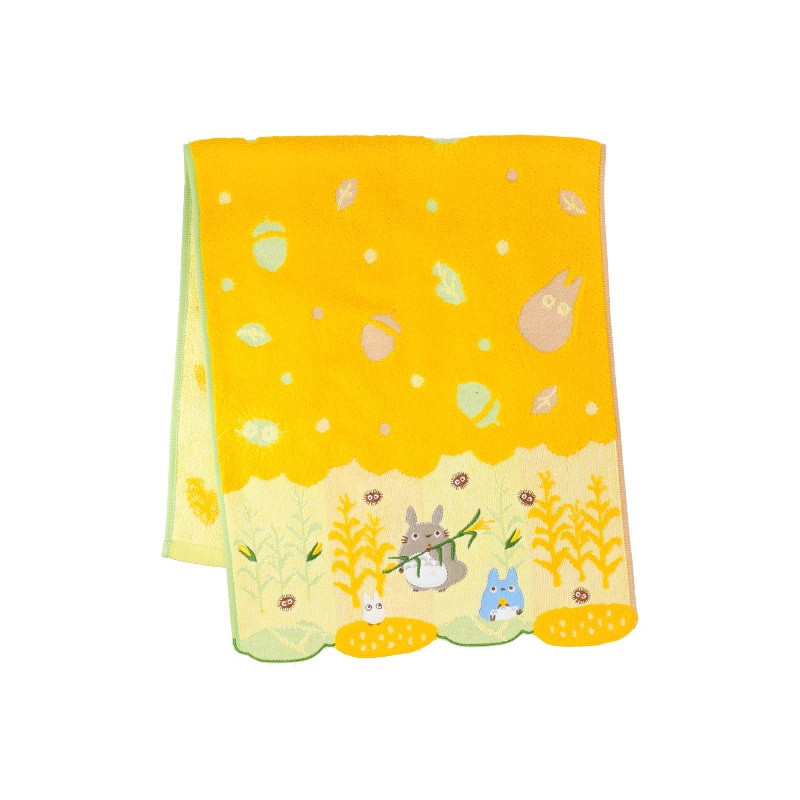 Ropa de hogar - Toalla «Maïs y Totoro», 34 x 75 cm - Mi vecino Totoro