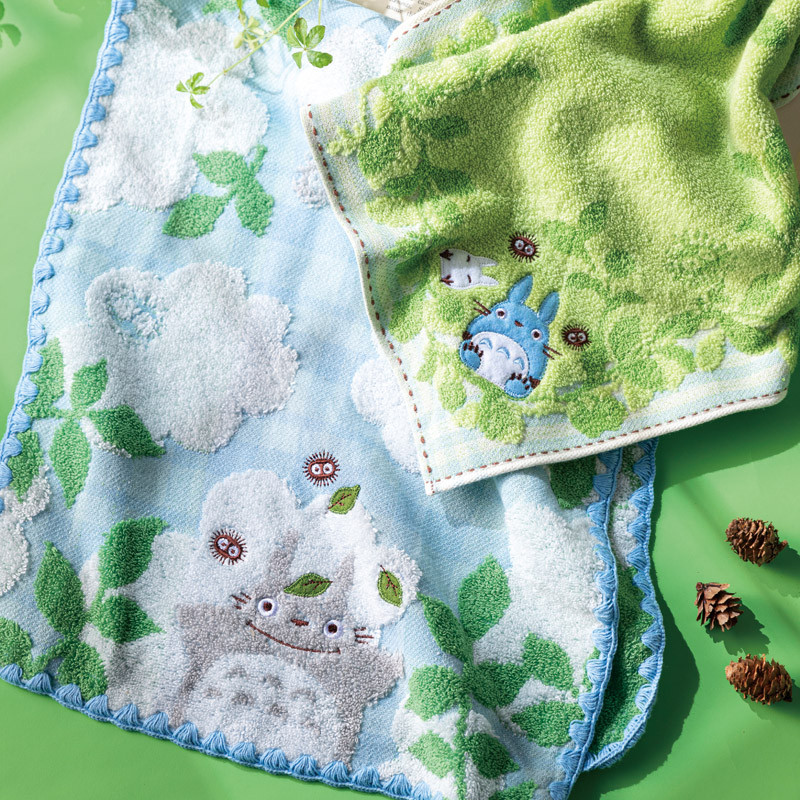 Ropa de hogar - Lote de 4 toallas Totoro Bosque - Mi vecino Totoro