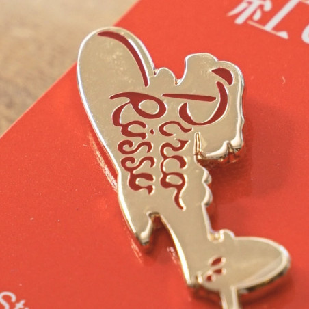 Pins - White Pins Hydraplane - Porco Rosso