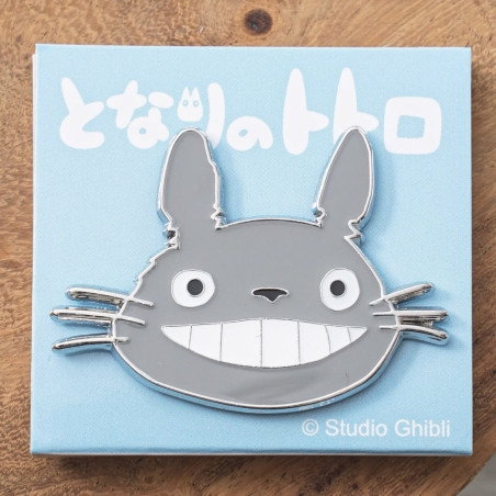 Pins - Pins de Totoro en gris, primer plano - Mi vecino Totoro