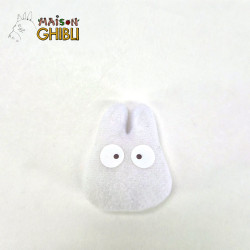 Accesorios para Peluches - Mini imán de peluche de Totoro blanco - Mi vecino Totoro
