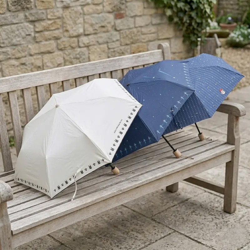 Accesorios - Paraguas plegable «Gotas de lluvia» - Mi vecino Totoro