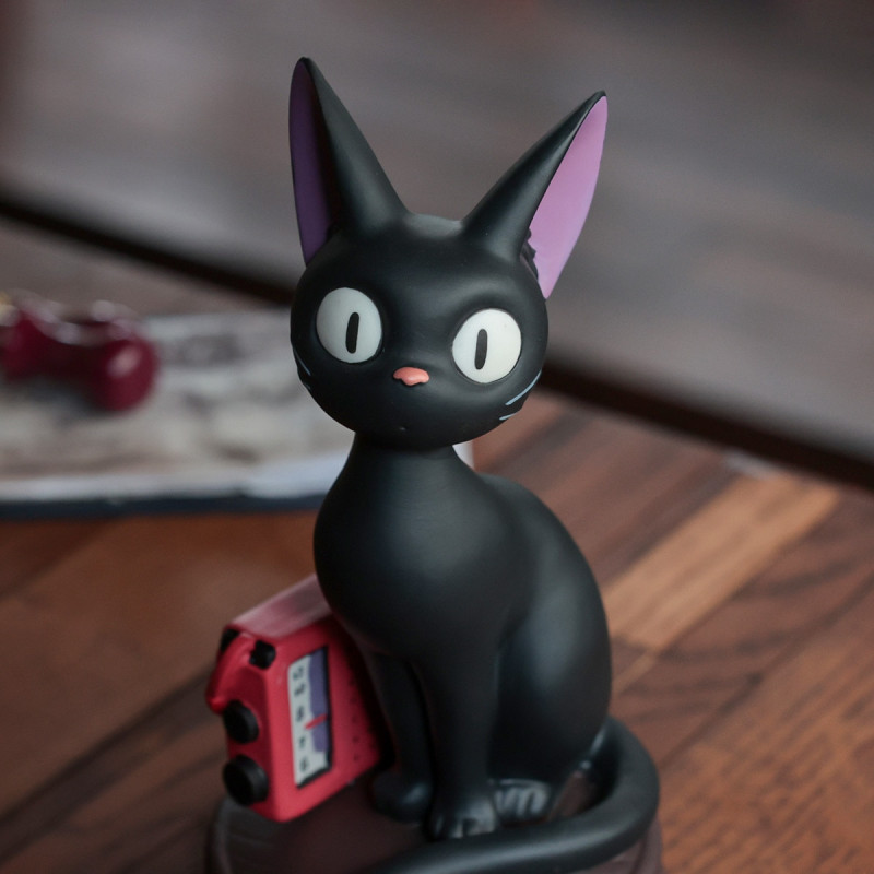 Cajas de música - Estatua musical grande de Jiji - Nicky, la aprendiz de bruja