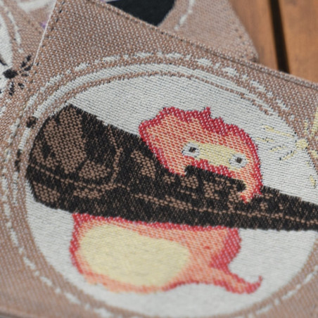 Kitchen and tableware - Set of 4 embroidered coasters - Howl’s Moving Castle
