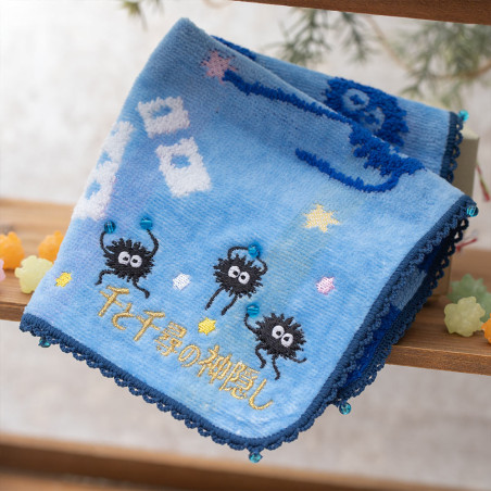 Household linen - Mini Towel Soot Sprites 25x25 cm - Spirited Away