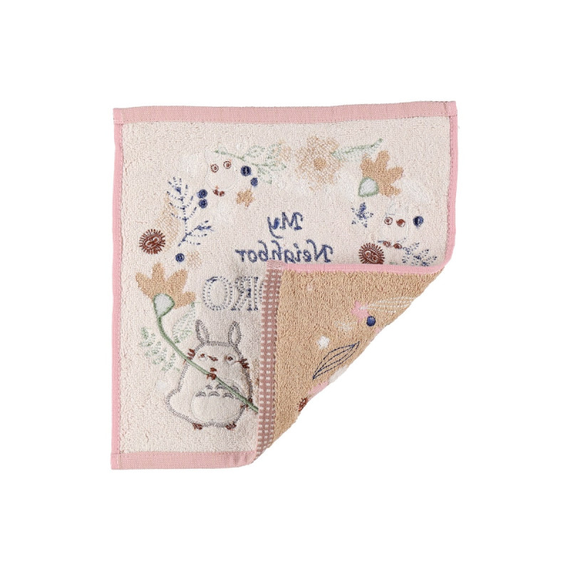Ropa de hogar - Mini toalla «Feuille Antique», 25 x 25 cm - Mi vecino Totoro