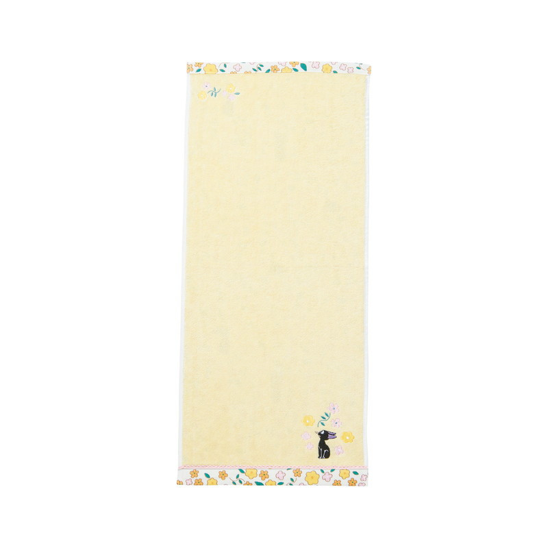 Household linen - Towel Jiji Flower edging 34x80 cm - Kiki's Delivery Service