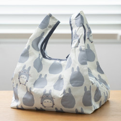 Sacs - Sac pliable Silhouette Totoro Gris 33x20 cm - Mon voisin Totoro