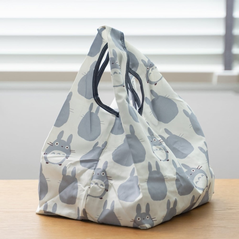 Sacs - Sac pliable Silhouette Totoro Gris 33x20 cm - Mon voisin Totoro
