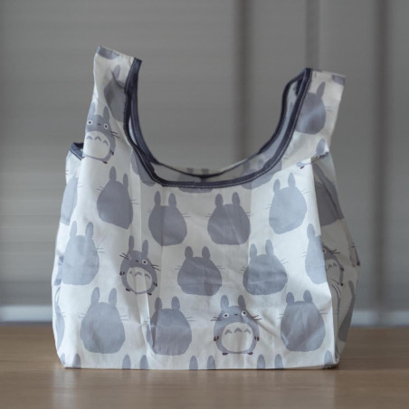 Sacs - Sac pliable Silhouette Totoro Gris 33x20 cm - Mon voisin Totoro
