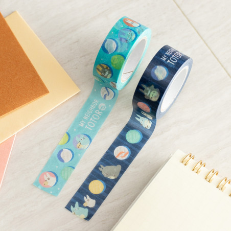 Accesorios de escritorio - Juego de cintas adhesivas «Billes de colores» - Mi vecino Totoro