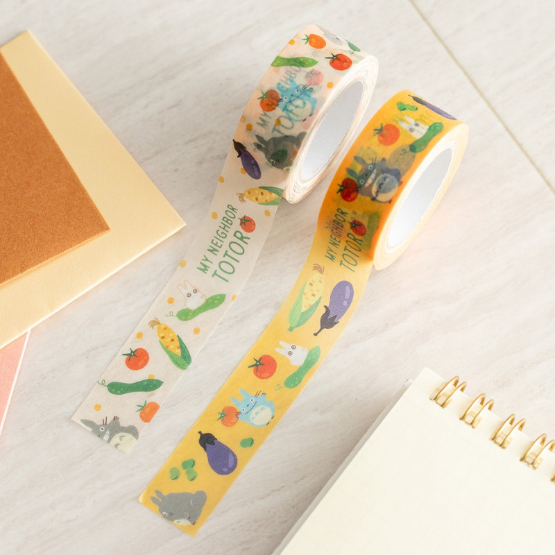 Accesorios de escritorio - Juego de cintas adhesivas «Verduras» - Mi vecino Totoro