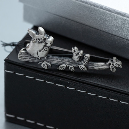 Accessories - Tie Clip Totoro on a branch - My Neighbor Totoro