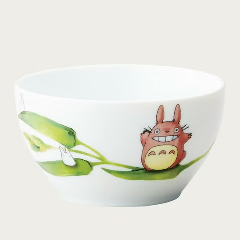 Japanese Porcelain - Bowl Totoro Okra 11cm - My Neighbor Totoro