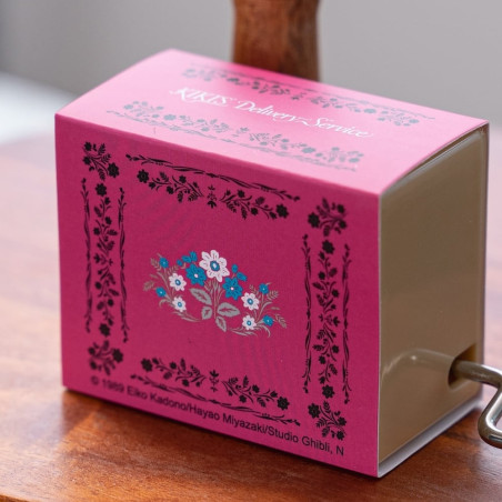 Music Boxes - Hand crank Music Box Kiki flowers - Kiki’s Delivery Service
