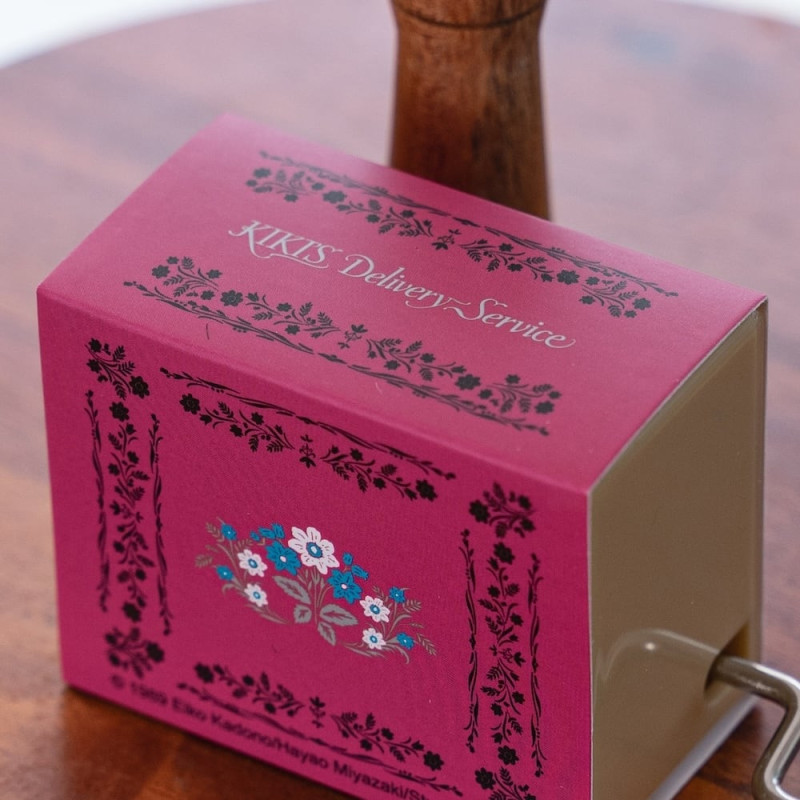 Music Boxes - Hand crank Music Box Kiki flowers - Kiki’s Delivery Service