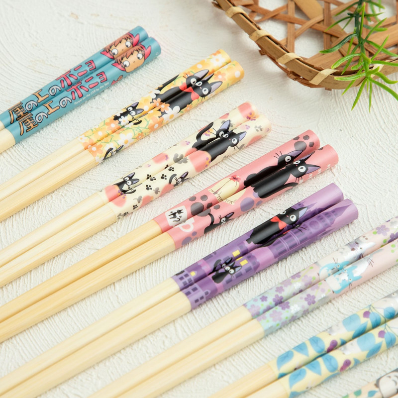 Chopsticks - Chopsticks 21cm Jiji Pink - Kiki's Delivery Service