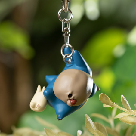 Llaveros - Llavero 3D de Totoro azul y blanco - Mi vecino Totoro