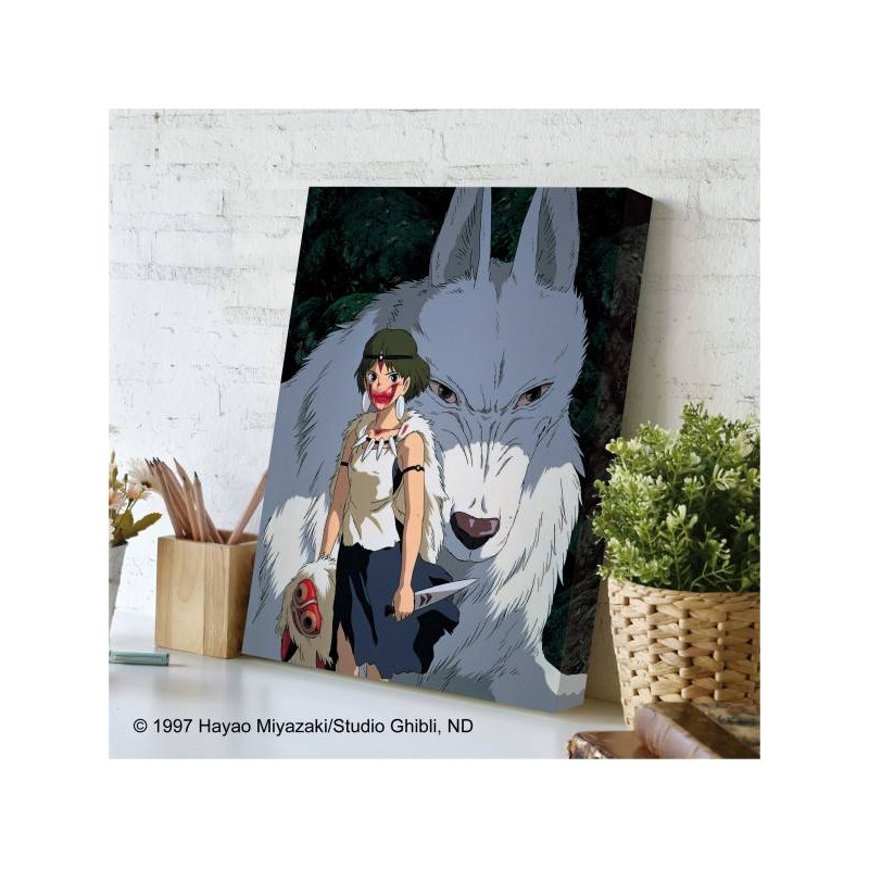 Rompecabezas - Rompecabezas con cuadro 366P San & Moro - La princesa Mononoke