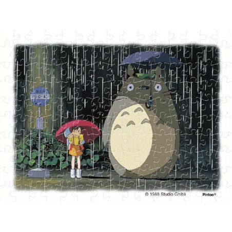 Jigsaw Puzzles - Puzzle 150P & easel Bus Stop - My Neighbor Totoro