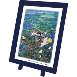 Jigsaw Puzzles - Puzzle 150P & easel Koriko city's sky - Kiki's Delivery