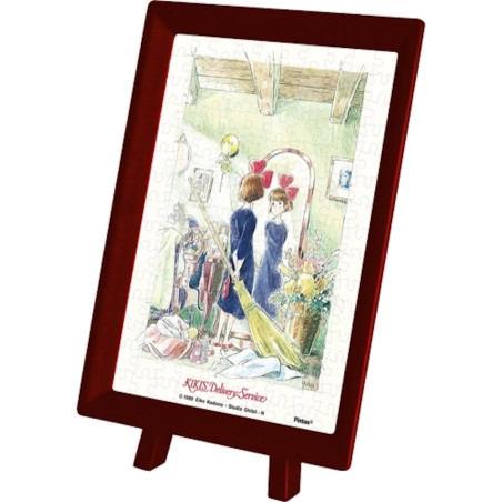 Jigsaw Puzzles - Puzzle 150P & easel Kiki in front of her mirror - Kiki's Delivery
