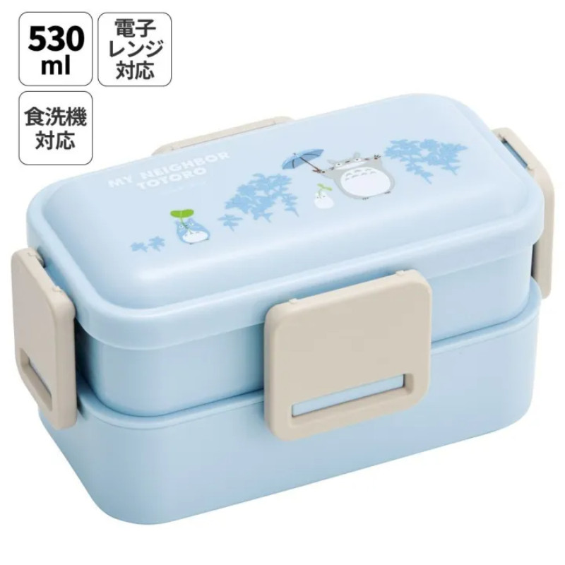 Bentos - Bento con 4 cierres y 2 compartimentos: Totoro Dondoko - Mi vecino Totoro