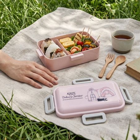 Bentos - Lunch box 4 locks 530ml Jiji & Jeff - Kiki's Delivery Service
