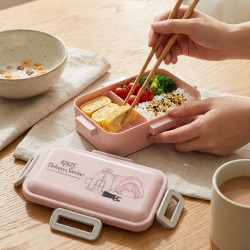 Bentos - Lunch box 4 locks 530ml Jiji & Jeff - Kiki's Delivery Service
