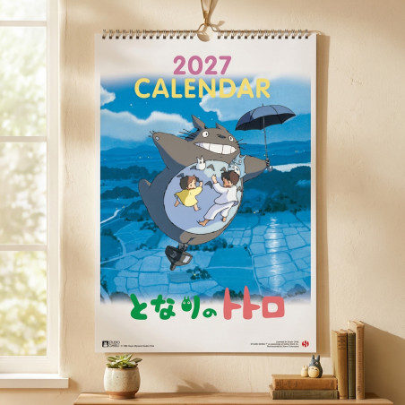 Agendas y calendarios - Calendrier Totoro 2027 - EN