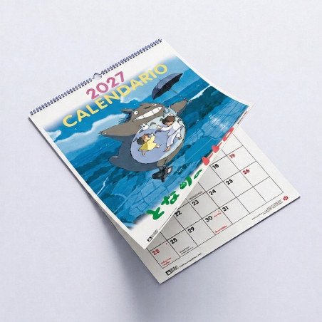 Schedule diaries and Calendars - Totoro 2027 Calendar - Spanish version