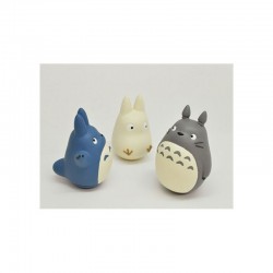 Juguetes - Tres figuras coleccionables de Totoro - Mi vecino Totoro