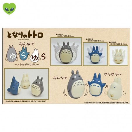 Toys - ROUND BOTTOMED FIGURINES TOTORO - MY NEIGHBOR TOTORO