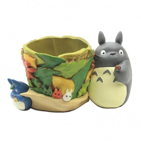 Décoration - TOTORO FLOWER BUCKET LEAVES BAG - MY NEIGHBOUR TOTORO