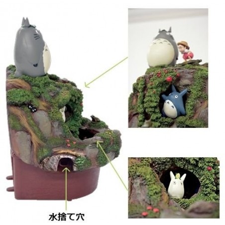 Décoration - Diorama Totoro & Mei Jouent Dans La Rivière - Mon Voisin Totoro