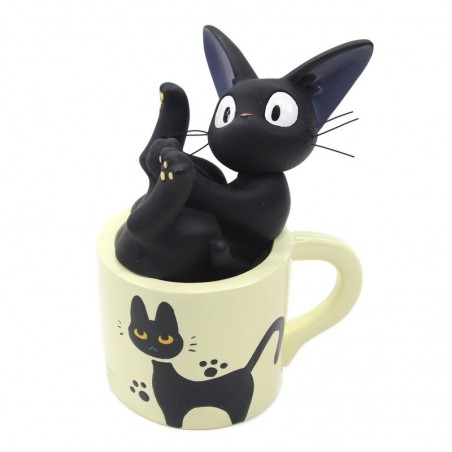 Décoration - Soliflore Jiji dans sa tasse - Kiki la petite sorcière