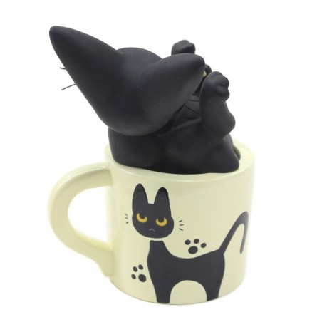 Décoration - Soliflore Jiji dans sa tasse - Kiki la petite sorcière